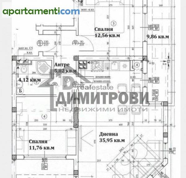 Тристаен апартамент Варна Трошево