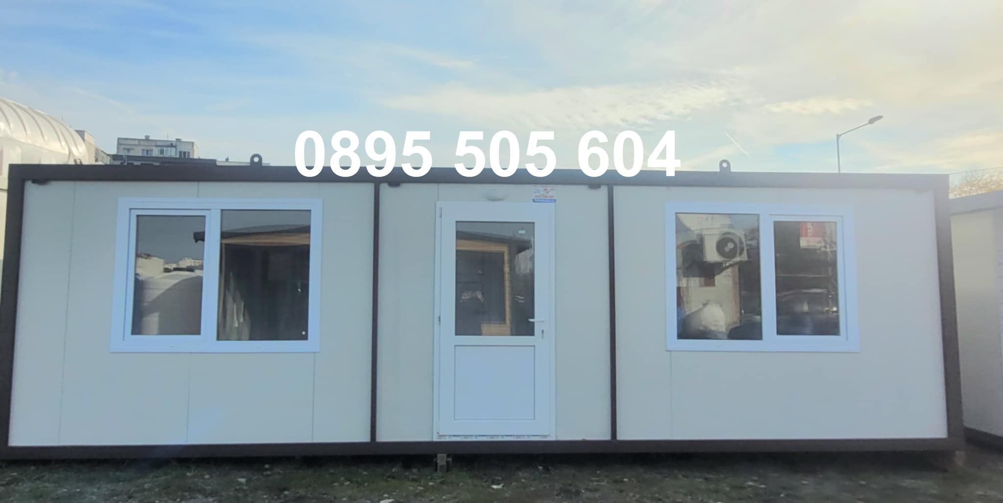 Жилищен контейнер с размер: 300х800 см. H=240 см / две помещения и баня