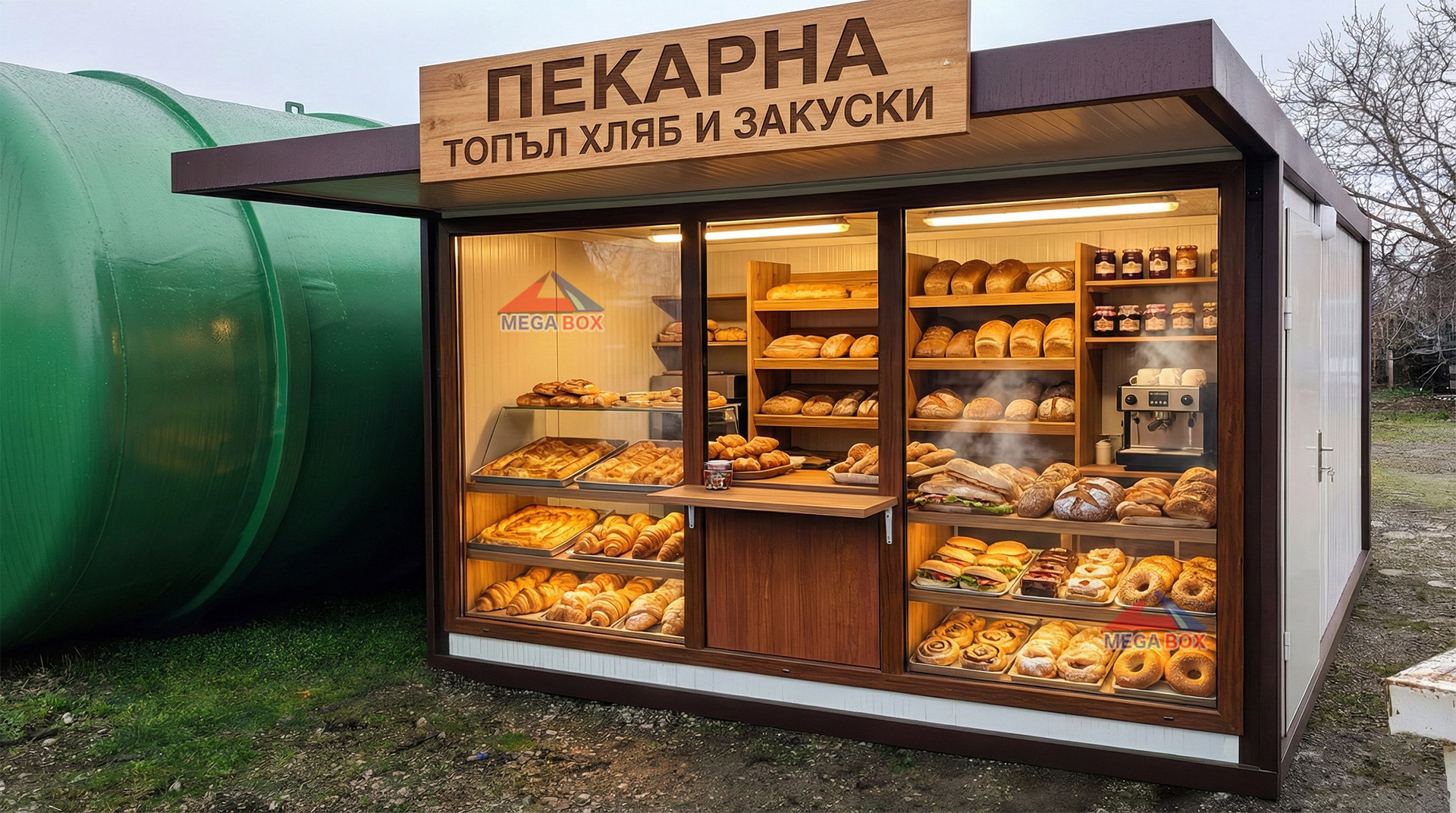 Професионален Търговски Павилион / Контейнер – Готов за Вашия Бизнес!