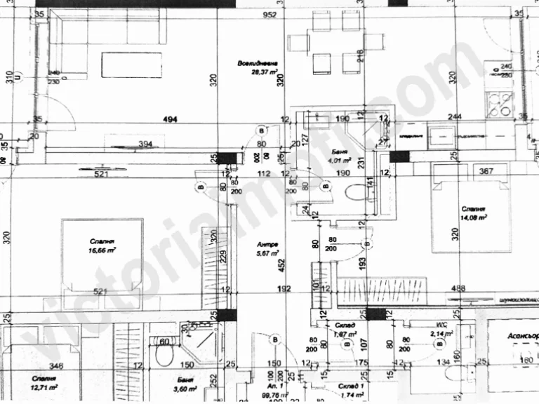 Тристаен апартамент за продажба Велико Търново Широк център