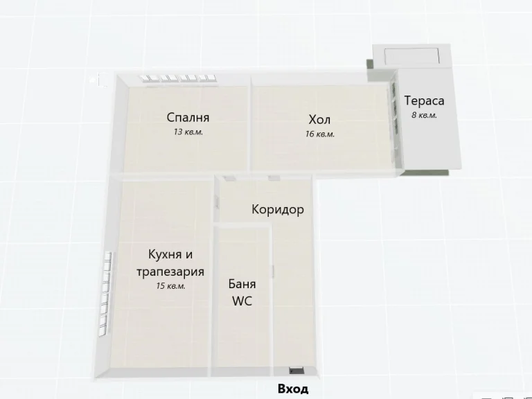 Двустаен апартамент за продажба София Изток
