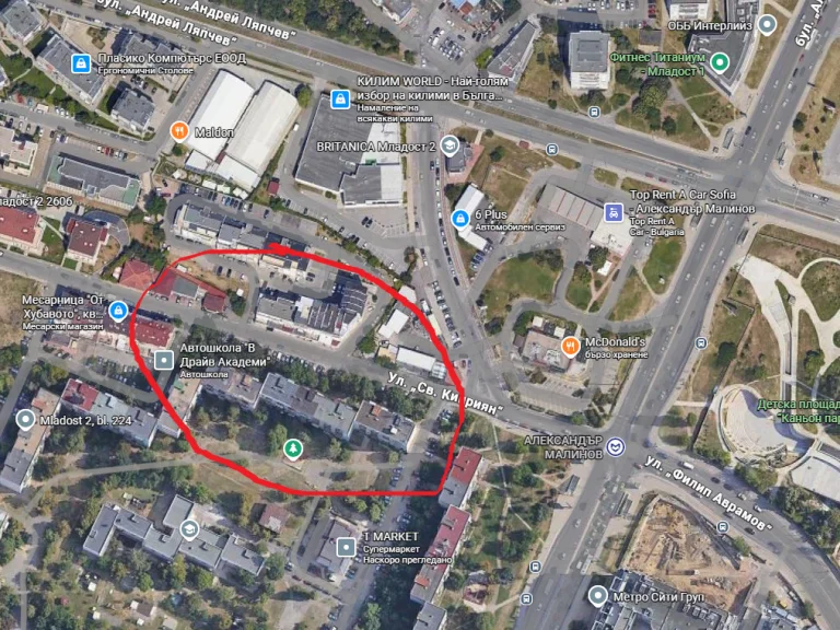 Тристаен апартамент за продажба София Младост 2