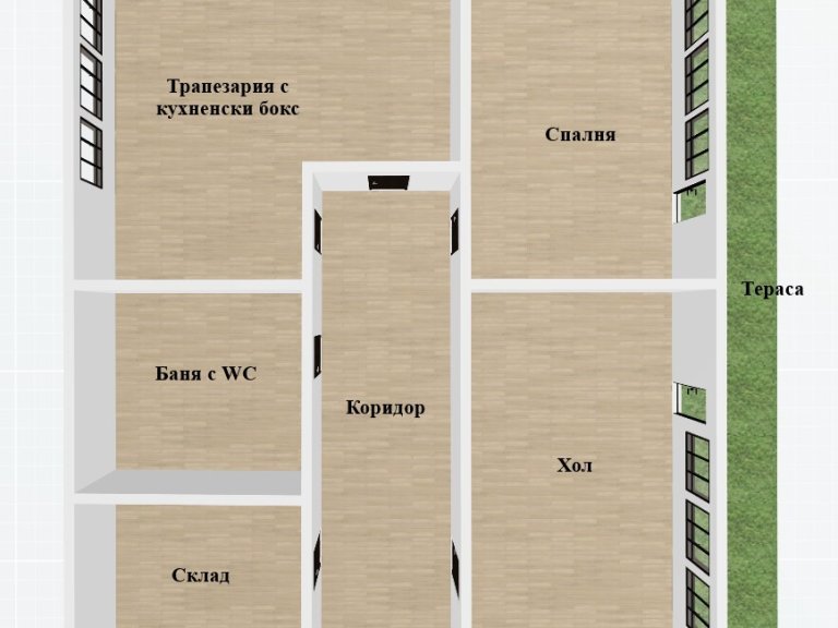 Двустаен апартамент за продажба София област с.Горна Малина
