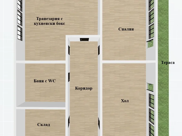 İki Artı Bir Daire satılık Sofiya oblast S.gorna Malina