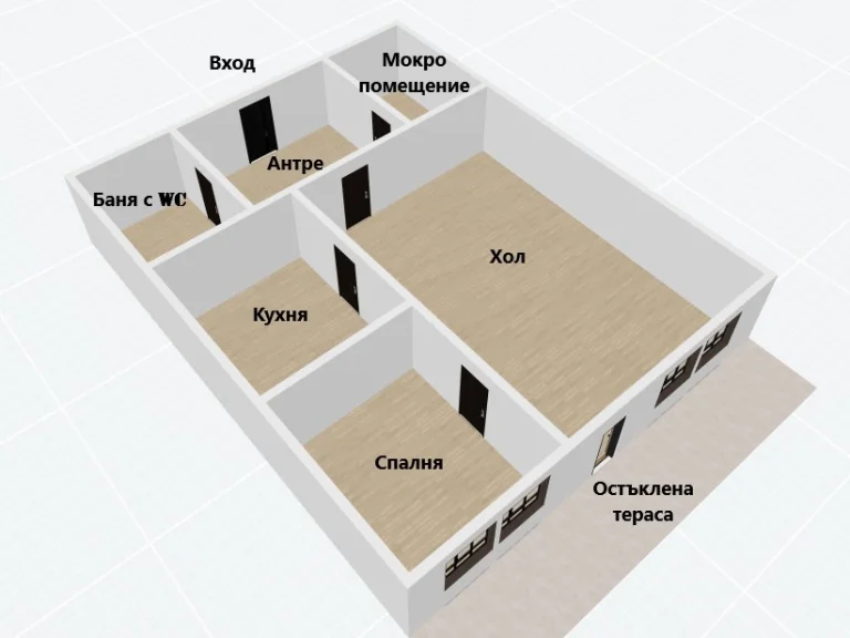 Двустаен апартамент за продажба София Белите Брези