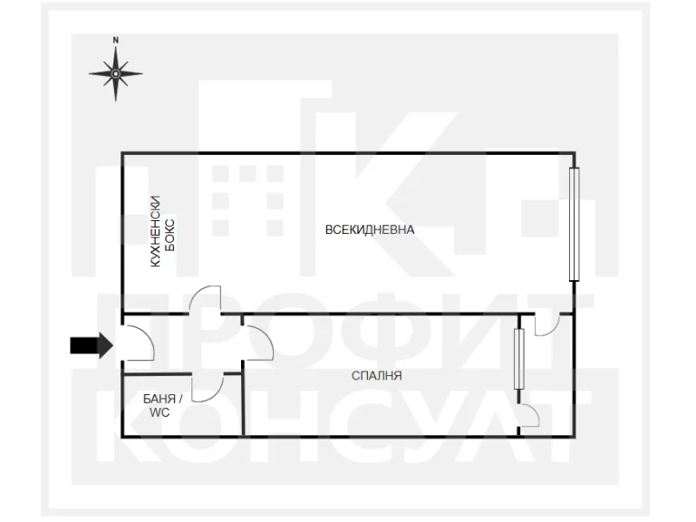Двустаен апартамент за продажба Велико Търново Център