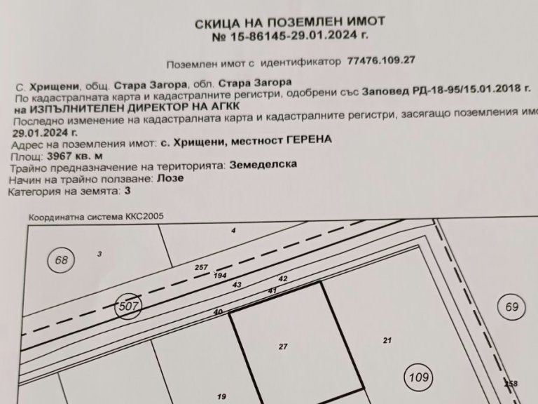 Земя за продажба Стара Загора Индустриална зона - Изток