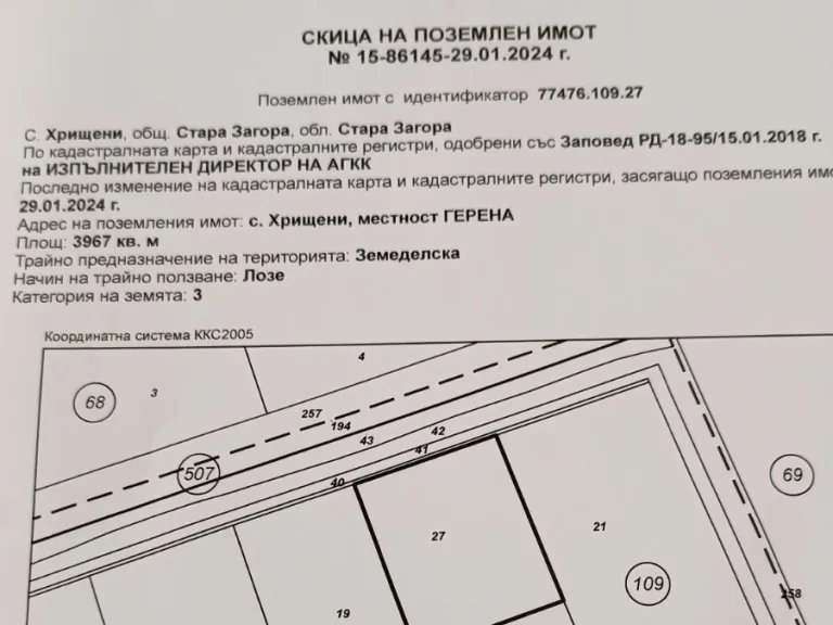 Земя за продажба Стара Загора Индустриална зона - Изток