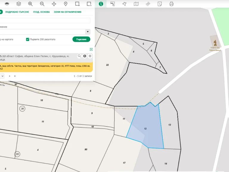 Land for sale Sofiya oblast S.krushovitsa
