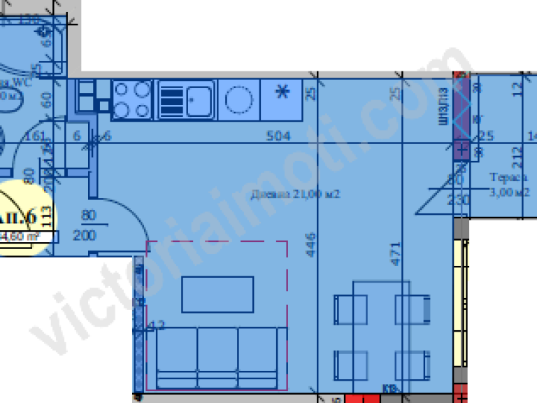 Едностаен апартамент за продажба Велико Търново Картала