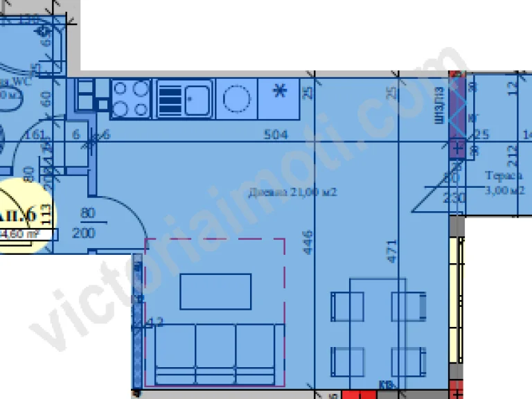 Едностаен апартамент за продажба Велико Търново Картала