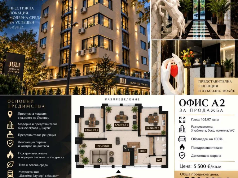 Офис за продажба София Лозенец