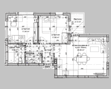 Тристаен апартамент за продажба Варна Виница - Photo 10