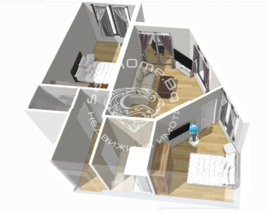 Тристаен апартамент за продажба Варна Погребите - Photo 2